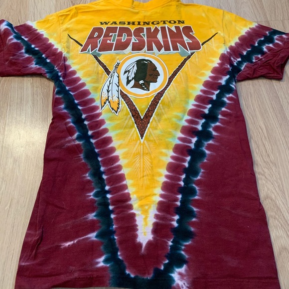 Tie Dye Redskins T Shirt - Picture 1 of 2